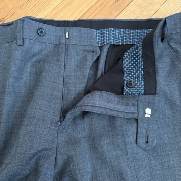 Lauren Ralph Lauren Black Label Grey Modern Wool Blend Dress Pants 40W X 29L - Picture 5 of 7